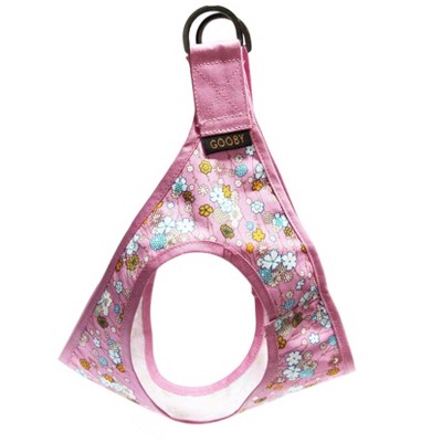Gooby Picnic Harness, Medium, Pink Flower