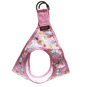 Gooby Picnic Dog Harness, XLarge, Pink Flower - 1 of 1