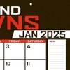 NFL Cleveland Browns 2025 25"x17" Desk Calendar - 4 of 4