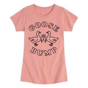 Girls' - Instant Message - Goose Bump Fitted Short Sleeve Graphic T-Shirt - 1 of 4