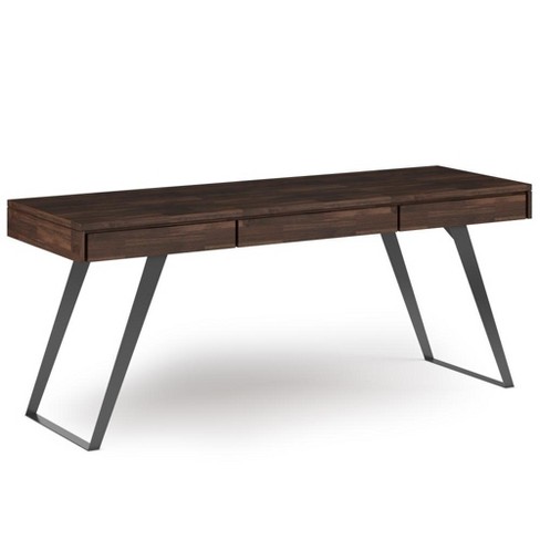 Simplihome Large Acacia Wood Desk Lowry Target