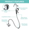 WOWOW Brass Deck Mounted Pot Filler with Double Handle in Polished Chrome - 4 of 4