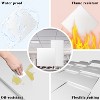 Smooth Drop Ceiling Tile - Fire-Rated, Waterproof, Reusable - Premium PVC, No Sag and Breakage, White - 4 of 4