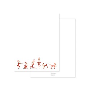 Paper Frenzy Yoga Santa Holiday Letterhead Paper Pack of 75 - 1 of 1