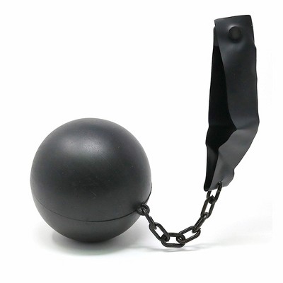Skeleteen Ball and Chain Costume Accessory - Black