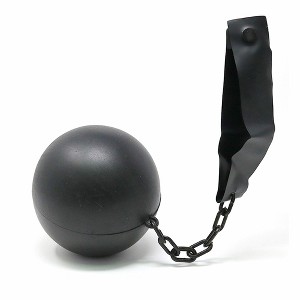 Skeleteen Ball and Chain Costume Accessory - Black - 1 of 4