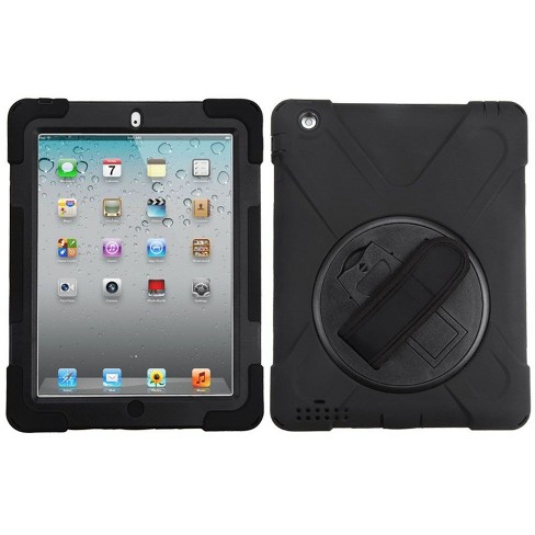 Mybat For Apple 2/3/4 Black Wristband Hard Rubberized Case W/stand : Target