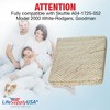 LifeSupplyUSA Humidifier Filters Compatible with Skuttle A04-1725-052 Model 2000 White-Rodgers, Goodman - 2 of 4