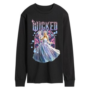 Men's - Wicked - Glinda Florals Long Sleeve Graphic T-Shirt - 1 of 4