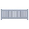 vidaXL MDF Radiator Cover Gray 80.7" - 4 of 4