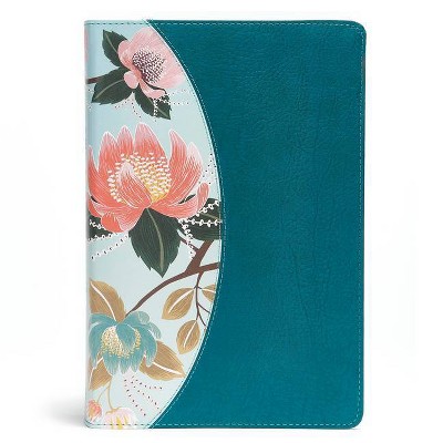 The CSB Study Bible for Women, Teal/Sage Leathertouch - by  Csb Bibles by Holman & Dorothy Kelley Patterson & Rhonda Harrington Kelley