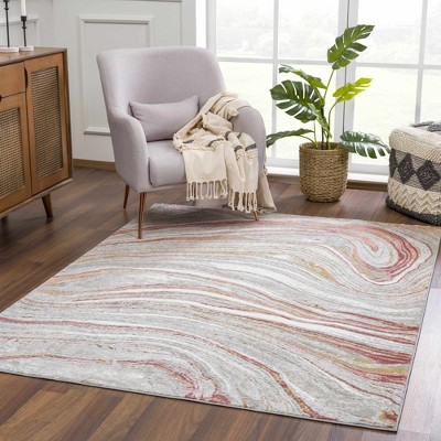 Hauteloom Live Marble Pink Area Rug