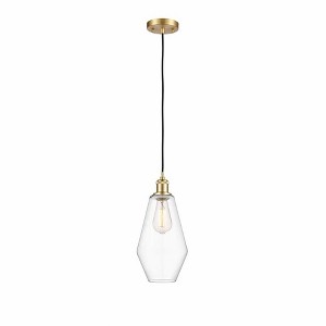Cindyrella - 1 Light Cord Hung Mini Pendant In Industrial Style-14.5 Inches Tall and 7 Inches Wide - 1 of 1