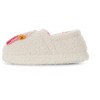 Kensie Toddler Girl's Fuzzy Faux Shearling Slippers, Kid's Cute Stuff with Cute Patch - Toddler Girl's Slipper Shoes - 3 of 4