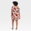 Women's Short Sleeve Crepe Mini A-Line Dress - A New Day™ - 2 of 3