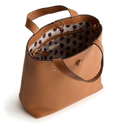 Vera Bradley Women's Leather Mini Original Tote Bag Roasted Pecan — фото 2