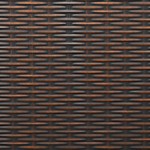 beige cushion/brown wicker