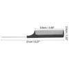 Unique Bargains Pin Tail Comb for Curly Hair Wet Hair Long Thick Wavy Hair Steel Handle Hair Combs for Women - 2 of 4