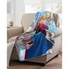 Disney Frozen Blanket Winter BunchSilk Touch Plush Throw 46" x 60" Multicolored - 2 of 4