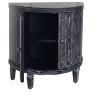 VYNXARIA Modern Half-moon 2 Door Wooden Cabinet Storage Cabinet with Featuring Two-tier Storage, for Living Room, Hallway, Entryway and Dining Room - 3 of 4