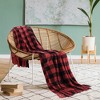 PiccoCasa Chenille Couch Sofa Chair Bed Living Room Throw Blankets with Fringe Tassel Lightweight 1 Pc - 2 of 4