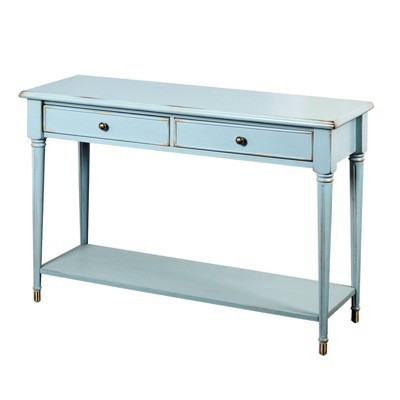 Emilia Sofa Table Blue Lateral, Teal Console Table Target