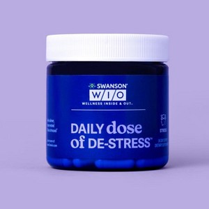 Swanson W/I/O DAILY dose of DE-STRESS - 30 count. - 1 of 2