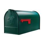 Gibraltar Mailboxes Elite Large Post Mount Mailbox Green