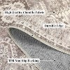 Washable Rug Vintage Distressed Non-Slip Foldable Low Pile Traditional Indoor Carpet for Living Room Bedroom Office - 4 of 4