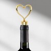 Unique Bargains Bottle Stoppers Hollow Heart Zinc Alloy Silicone 4.17"x1.73"x0.79" 1 Pc - 2 of 3