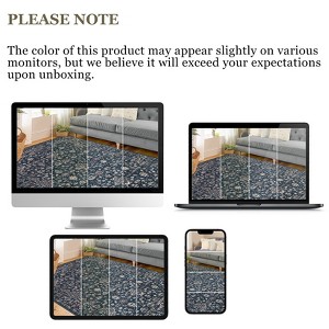 Vintage Boho Area Rugs, Vintage Washable Runner Rugs, Soft Modern Pastel Carpets for Living Room Bedroom Nursery Office Farmhouse - 1 of 4