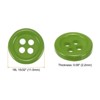 Unique Bargains Resin DIY Craft Flat 4-Hole Sewing Buttons 100 Pcs - 2 of 4