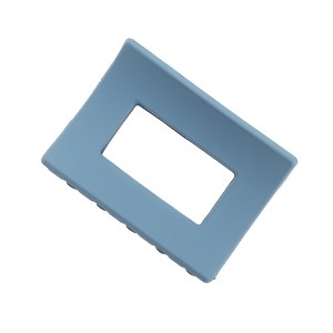 Unique Bargains Rectangular Frosted Hair Clips 1 Pc - 1 of 4