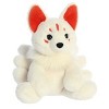 Aurora Medium Kitsune Fantasy Mysterious Stuffed Animal White 10" - 2 of 4