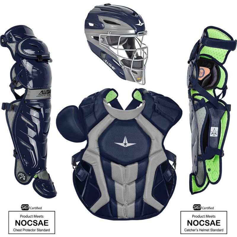 All-Star Adult System7 Axis Pro Catcher's Set, 2 of 3
