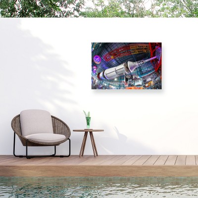 Mich Catanzaro Saturn Five Kennedy Space Center Outdoor Canvas Art
