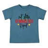 The Juniper Shop Eat Sleep Gymnastics Repeat Toddler Short Sleeve Tee - 2 of 4