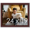 PosterPalooza | Minimalist Brown Picture Frame - UV Acrylic, Backing Board, Hanging Hardware Included - 2 of 4