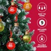 Joyfy Christmas Ornaments,  9 Pcs Christmas Tree Ornaments Set, Christmas Tree Decoration, Fillable Xmas Ornaments Decor - 3 of 4