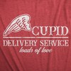 Womens Cupid Delivery Service Loads Of Love Funny Valentines Day T Shirts - Crazy Dog Women's T Shirt - 2 of 4