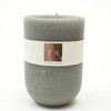 FONTOI Goblet Pillar Candle, Wax Candle for Home Decor, Warm Glow for Relaxation, Celebrations & Everyday Use, Gray, 3.94"*5.91"*3.94" - 3 of 4