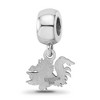 Black Bow Jewelry Sterling Silver South Carolina Gamecocks NCAA Bead Charm - 4 of 4