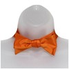 Men's Solid Color 2.75" x 4.75"  Adjustable 16" - 22" Self-Tie Bow Tie for Tuxedo & Wedding - 2 of 3