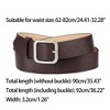 Allegra K Women Pin Buckle Belt Soft Wide Waist Belt Casual Dresses Jeans Pants 1 Pc - 3 of 4