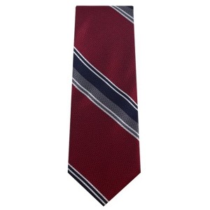 Men's Stripe 3.5 Inch Wide And 62 Inch X-Long Woven Neckties - 1 of 4