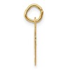 Black Bow Jewelry 14k Yellow Gold Ella Collection Small Fancy Script Initial Pendant A-W - 2 of 4