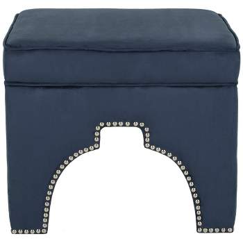 Grant Ottoman with Silver Nail Heads  - Safavieh