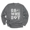Simply Sage Market Soccer Game Day Flower Garment Dyed Long Sleeve - 2 of 4