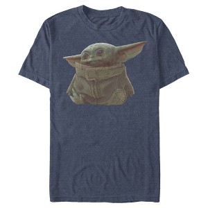 Men's Star Wars The Mandalorian The Child Portrait T-Shirt - 1 of 3