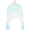 Girls Critter Caticorn Winter Hat and 2 Pair Gloves or Mittens, Kids Ages 2-7 - 4 of 4